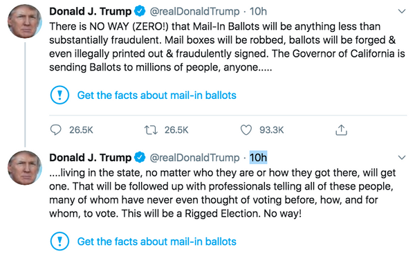 Trump: Twitter 'Interfering' in 2020 Election by Fact-Checking His Voting Fraud Tweets Trump: Twitter 'Interfering' in 2020 Election by Fact-Checking His Voting Fraud Tweets - Sputnik International
