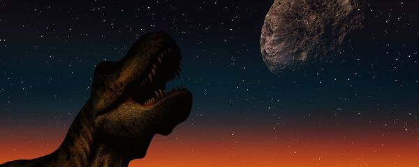 Dinosaur and asteroid Dinosaur and asteroid - Sputnik International