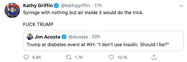 ‘I Sure Did, F**ker’: US Comedian Calling for Air-Filled Syringe on Trump Has Tweet Deleted - Sputnik International