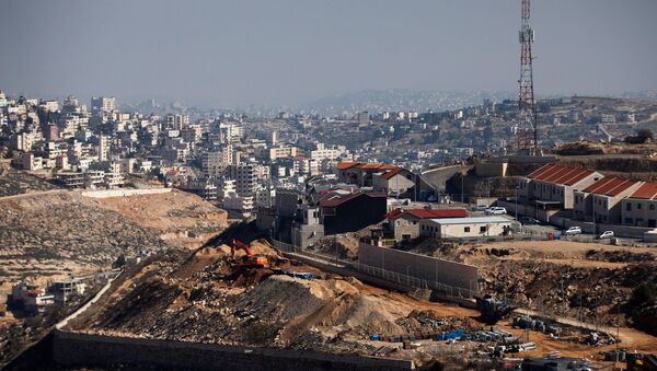 A general view picture shows a construction site in the Israeli settlement of Efrat in the Gush Etzion settlement block in the Israeli-occupied West Bank January 28, 2020. - Sputnik International