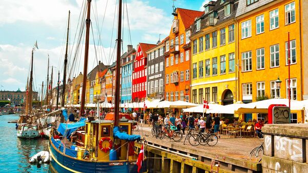 A view of the Nyhavn district in Copenhagen, Denmark  - Sputnik International