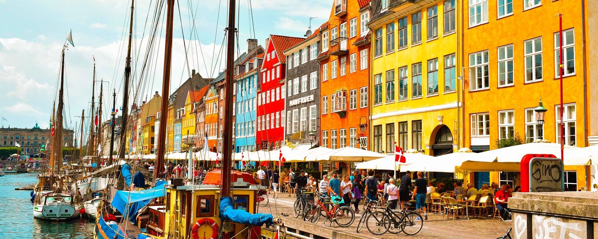 A view of the Nyhavn district in Copenhagen, Denmark  - Sputnik International, 1920, 16.11.2021