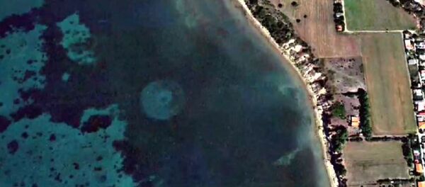 Fleet of UFOs Underwater Off Greece Coastline, Google Earth Fleet of UFOs Underwater Off Greece Coastline, Google Earth - Sputnik International