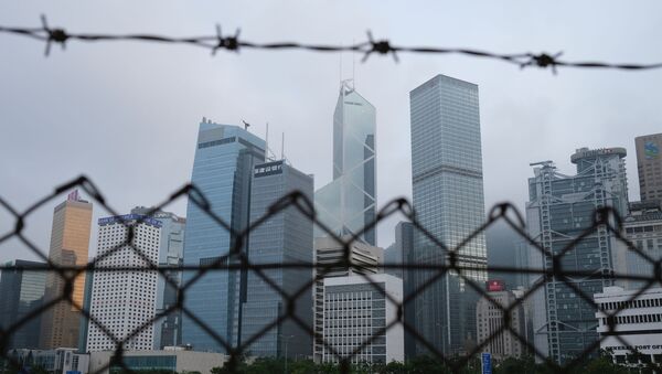A general view of skyline buildings, in Hong Kong - Sputnik International