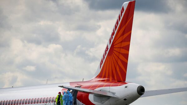 An Air India Airbus A320 plane is seen at the Boryspil International Airport upon arrival, amid the coronavirus disease (COVID-19) outbreak outside Kiev, Ukraine May 26, 2020.  - Sputnik International