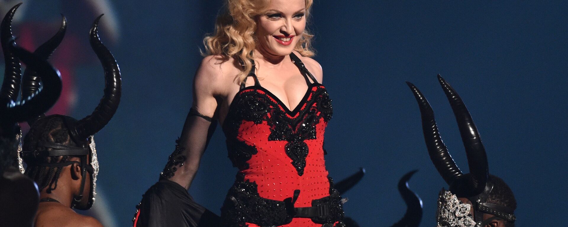  In this Feb. 8, 2015, file photo, Madonna performs at the 57th annual Grammy Awards in Los Angeles. - Sputnik International, 1920, 10.01.2023