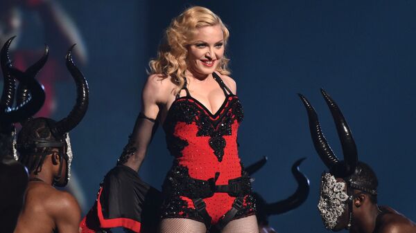  In this Feb. 8, 2015, file photo, Madonna performs at the 57th annual Grammy Awards in Los Angeles. - Sputnik International