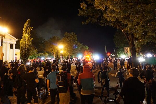 'Black Lives Matter': Washington, DC in Flames as George Floyd Riots Rage on - Sputnik International