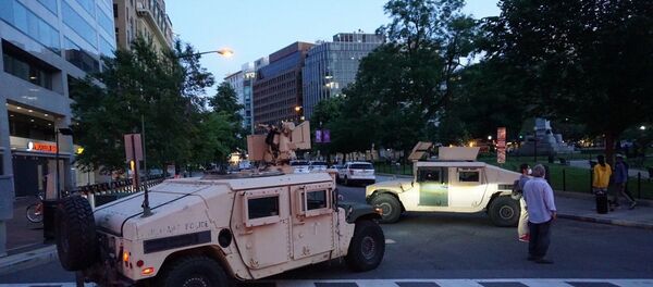 US capital as Trump announces all federal resources will be mobilized to end unrest - Sputnik International