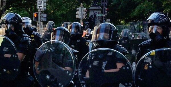 Police in Washington DC - Sputnik International