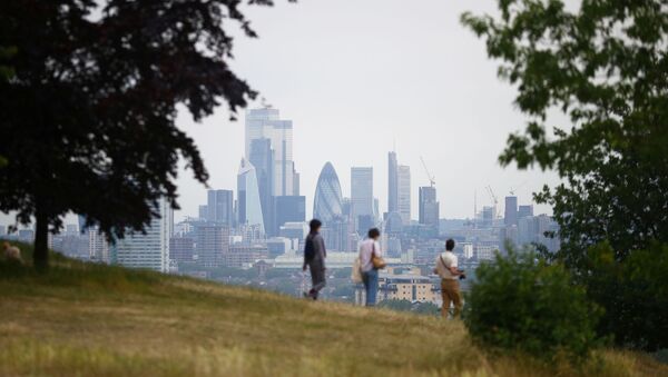 The City of London is seen from Greenwich Park, following the outbreak of the coronavirus disease (COVID-19), London, Britain, June 3, 2020. REUTERS/Hannah McKay - Sputnik International