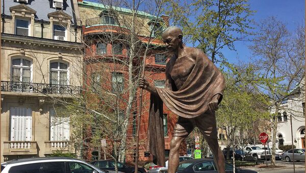 'My life is my message' -- Mahatma Gandhi Memorial Washington (DC) - Sputnik International