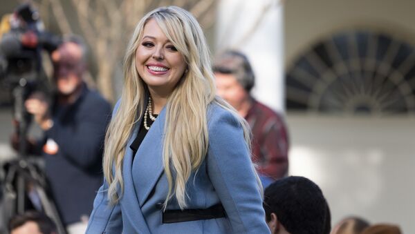Tiffany Trump, the daughter of US President Donald Trump, arrives for the turkey pardoning at the White House in Washington, DC, on November 26, 2019 - Sputnik International