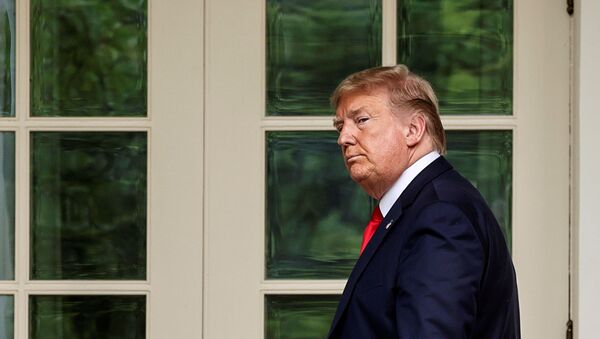U.S. President Donald Trump U.S. President Donald Trump departs amid reporters asking questions after the president made an announcement about U.S. trade relations with China and Hong Kong in the Rose Garden of the White House in Washington, U.S., May 29, 2020 - Sputnik International