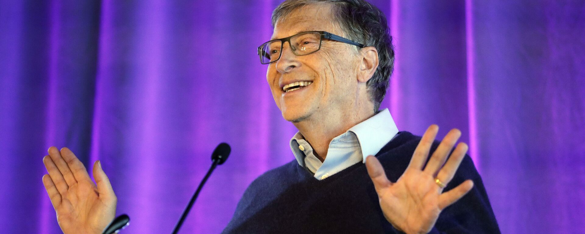 Microsoft co-founder Bill Gates speaks at the opening of the Bill & Melinda Gates Center for Computer Science and Engineering at the University of Washington, Thursday, Feb. 28, 2019, in Seattle - Sputnik International, 1920, 02.03.2023