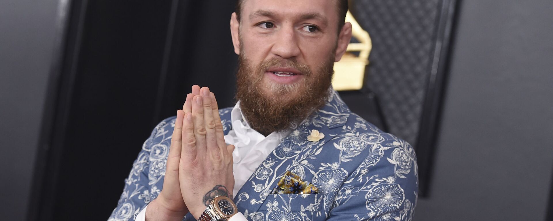 Conor McGregor arrives at the 62nd annual Grammy Awards at the Staples Center on Sunday, 26 January 2020, in Los Angeles. - Sputnik International, 1920, 23.04.2021