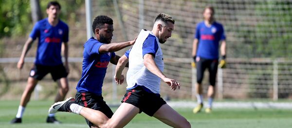 Atletico Madrid's Ander Herrera during training at Ciudad Deportiva Wanda Atletico de Madrid training ground, following the outbreak of the coronavirus disease (COVID-19), Madrid, Spain, June 1, 2020 - Sputnik International