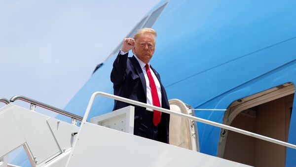 U.S. President Donald Trump boards Air Force One as he departs Washington for travel to Guilford, Maine at Jont Base Andrews, Maryland, U.S., June 5, 2020 - Sputnik International