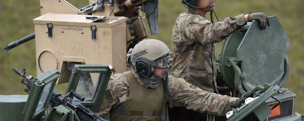 US soldiers at the exercise area in Grafenwoehr, Germany - Sputnik International