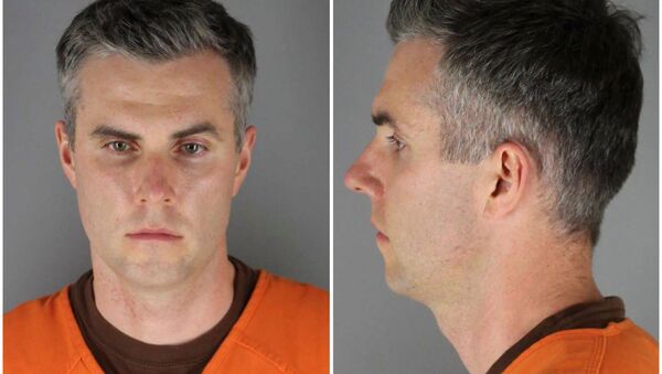 Former Minnesota police officer Thomas Lane poses in a combination of booking photographs at Hennepin County Jail in Minneapolis, Minnesota, U.S. June 3, 2020. - Sputnik International