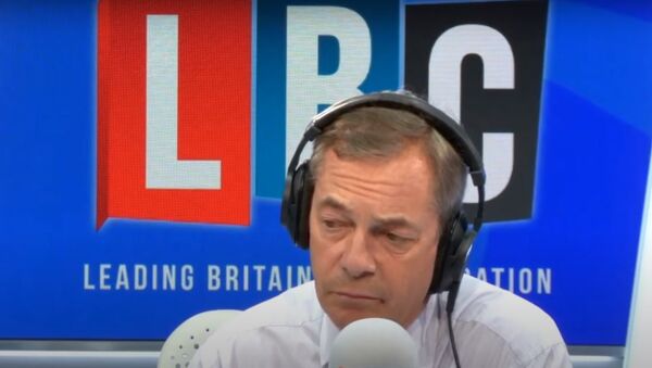 Nigel Farage owned by a caller on LBC - Sputnik International