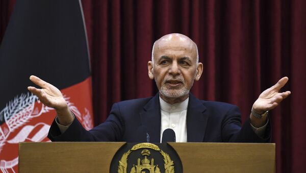 Afghan President Ashraf Ghani at the Presidential Palace in Kabul - Sputnik International