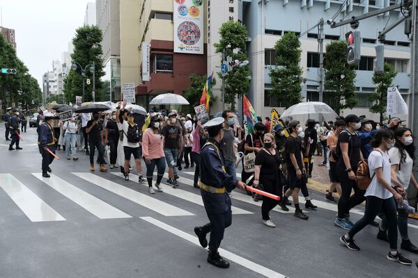 'What Do We Want? Justice! When Do We Want? Now!' – Anti-Discrimination March in Tokyo - Sputnik International