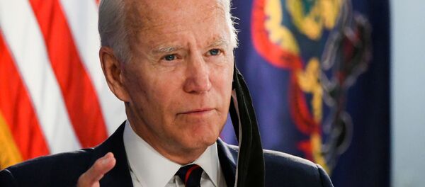 Democratic U.S. presidential candidate and former Vice President Joe Biden speaks at a campaign event devoted to the reopening of the U.S. economy during the coronavirus disease (COVID-19) pandemic in Philadelphia, Pennsylvania, U.S., June 11, 2020 Democratic U.S. presidential candidate and former Vice President Joe Biden speaks at a campaign event devoted to the reopening of the U.S. economy during the coronavirus disease (COVID-19) pandemic in Philadelphia, Pennsylvania, U.S., June 11, 2020 - Sputnik International