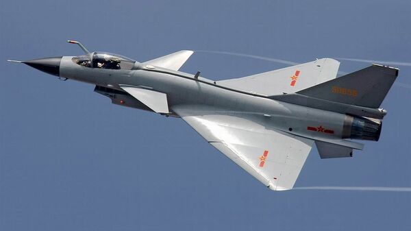 A Chinese People's Liberation Army Air Force (PLAAF) J-10 fighter, built by Chengdu Aircraft Corporation - Sputnik International