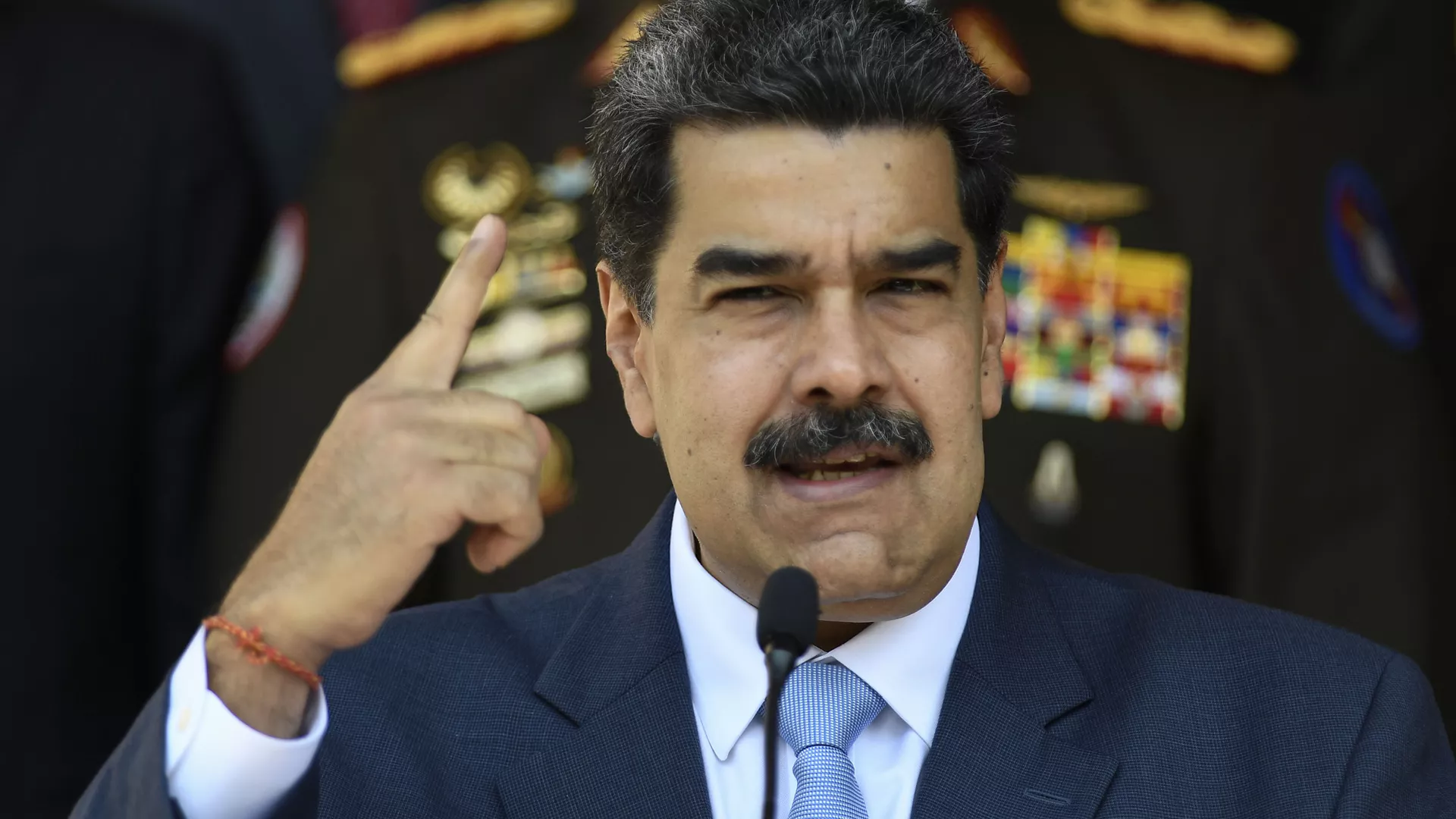 Venezuelan President Nicolas Maduro speaks at a press conference at the Miraflores Presidential Palace in Caracas, Venezuela, Thursday, March 12, 2020 - Sputnik International, 1920, 11.01.2025