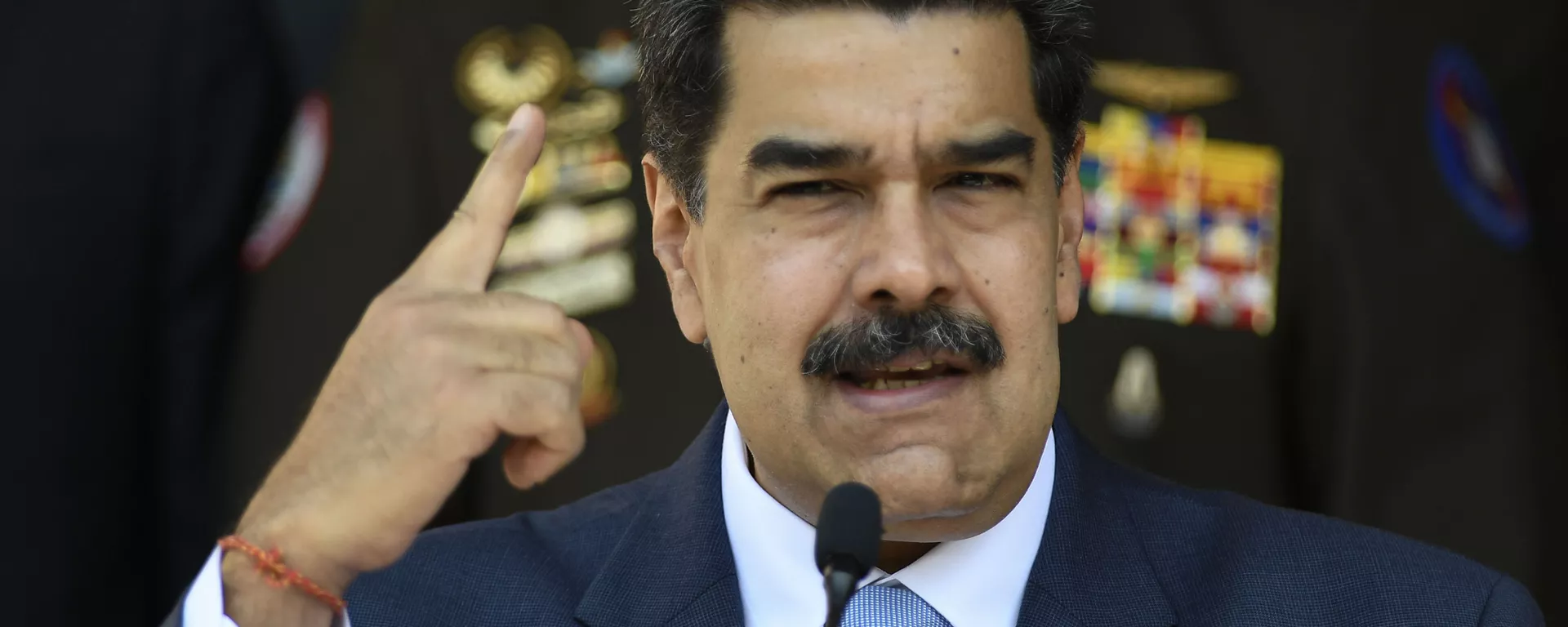 Venezuelan President Nicolas Maduro speaks at a press conference at the Miraflores Presidential Palace in Caracas, Venezuela, Thursday, March 12, 2020 - Sputnik International, 1920, 11.01.2025