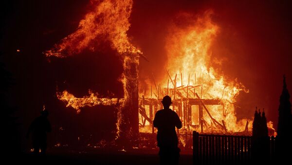 The Paradise wildfire in California in November 2018 - Sputnik International