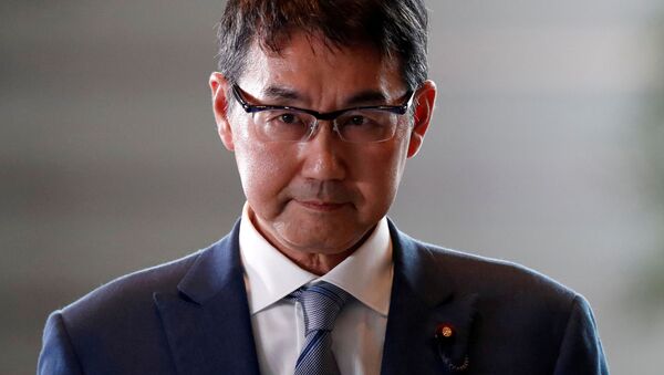 Katsuyuki Kawai arrives to Prime Minister Shinzo Abe's official residence in Tokyo, Japan September 11, 2019 - Sputnik International