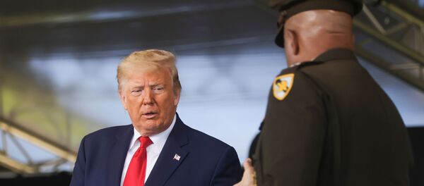 U.S. President Donald Trump is introduced to deliver the commencement address by U.S. Army Lieutenant General Darryl Williams, the Superintendent of the U.S. Military Academy at West Point, at the 2020 United States Military Academy Graduation Ceremony at West Point, New York, U.S., June 13, 2020 U.S. President Donald Trump is introduced to deliver the commencement address by U.S. Army Lieutenant General Darryl Williams, the Superintendent of the U.S. Military Academy at West Point, at the 2020 United States Military Academy Graduation Ceremony at West Point, New York, U.S., June 13, 2020 - Sputnik International