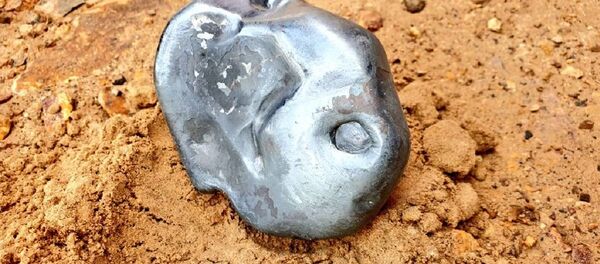 Meteorite like object falls in Sanchor area in Jalore district at 7 AM on Friday , (June 19 , 2020 ) Meteorite like object falls in Sanchor area in Jalore district at 7 AM on Friday , (June 19 , 2020 ) - Sputnik International
