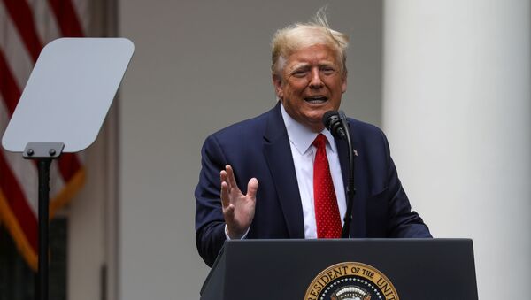 FILE PHOTO: U.S. President Donald Trump speaks prior to signing an executive order on police reform at a ceremony in the Rose Garden at the White House in Washington, U.S., June 16, 2020 - Sputnik International