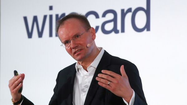 Markus Braun, CEO of Wirecard AG, an independent provider of outsourcing and white label solutions for electronic payment transactions attends the company's annual news conference in Aschheim near Munich, Germany April 25, 2019 - Sputnik International