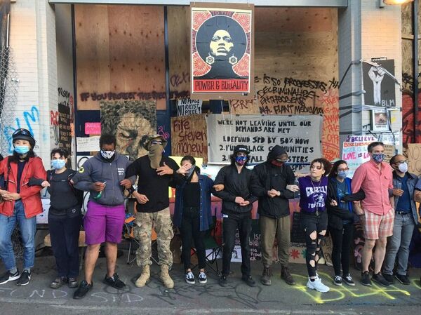 Seattle Protest Leader Says No Plans to Secede From US But Resistance Will Continue - Sputnik International