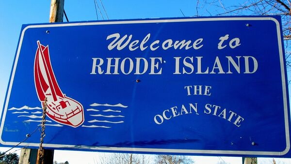 Welcome to Rhode Island sign - Sputnik International
