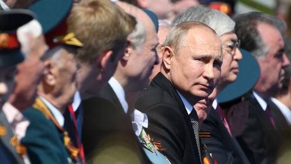 Russian President Vladimir Putin attends a military parade to mark the 75th anniversary of Victory in the Great Patriotic War - Sputnik International