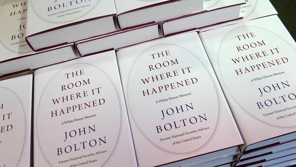 Copies of John Bolton's book 'The Room Where It Happened' are pictured on display at a Barnes and Noble bookstore in the Manhattan borough of New York City, New York, U.S., June 23, 2020.  - Sputnik International