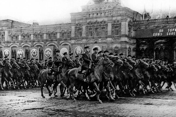 The Soviet cavalry during the first victory parade in Moscow, 24 June 1945. - Sputnik International