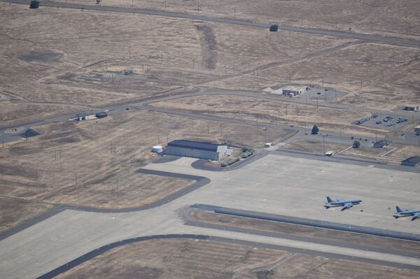 Photos Snapped of US Spy Plane Base Suggest Reconfiguration for New RQ-180 Drone Photos Snapped of US Spy Plane Base Suggest Reconfiguration for New RQ-180 Drone - Sputnik International