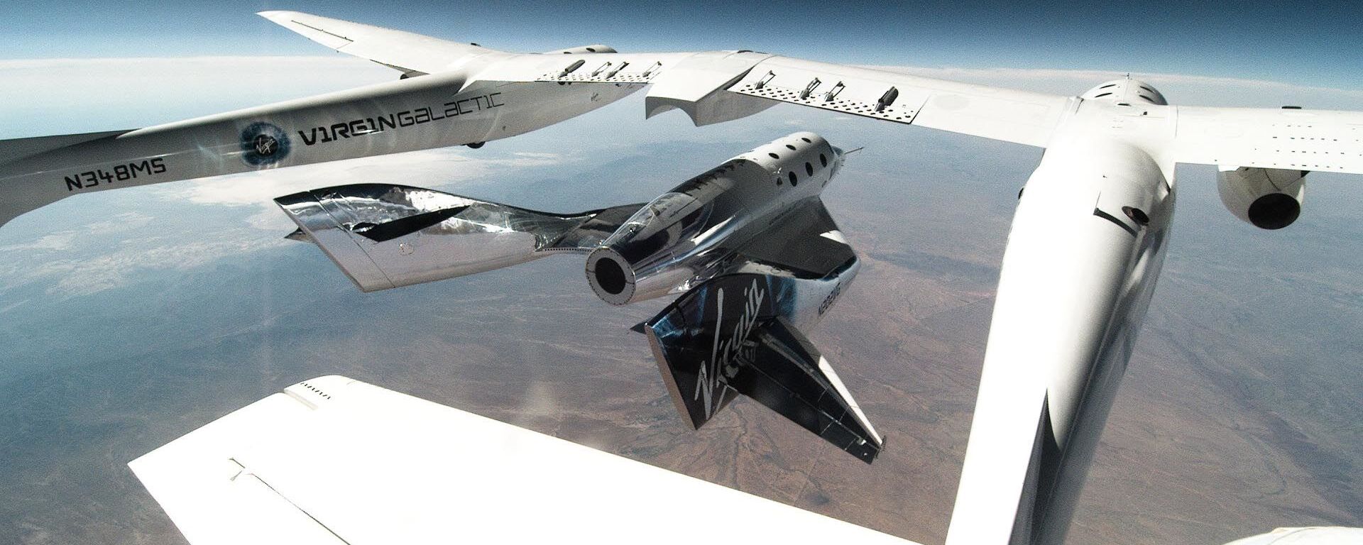 Virgin Galactic's SpaceShipTwo Unity Released From VMS Eve for Second Glide Flight in New Mexico on June 25, 2020 - Sputnik International, 1920, 09.05.2023