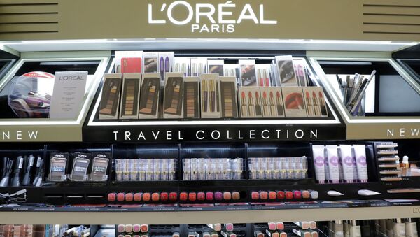 A cosmetic display of French cosmetics group L'Oreal at the Nice International Airport, in Nice, France, October 10, 2018. - Sputnik International