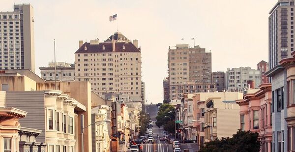 San Francisco Cityscape Downtown San Francisco Cityscape Downtown - Sputnik International