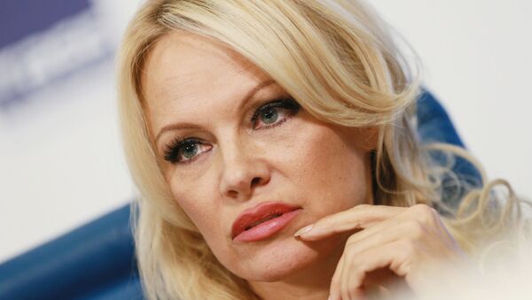 Pamela Anderson, member of the advisory board of the IFAW in Russia, at a press conference on the activities of the fund. - Sputnik International