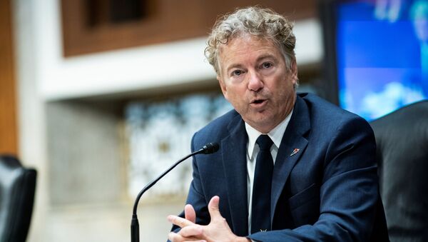Kentucky Republican Senator Rand Paul speaks during a Senate Health, Education, Labor and Pensions Committee hearing on efforts to get back to work and school during the coronavirus disease (COVID-19) outbreak, in Washington, DC, US, 30 June 2020. - Sputnik International