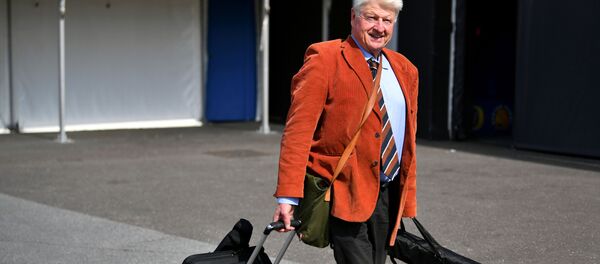 FILE PHOTO: Stanley Johnson, father of Boris Johnson, arrives at a hustings event with Britain's Conservative Party leadership candidates Boris Johnson and Jeremy Hunt, in Exeter, Britain, June 28, 2019. - Sputnik International
