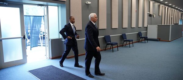 US Vice President Mike Pence arrives for an event with community and faith leaders at Hope Christian Church in Beltsville, Maryland, U.S., June 5, 2020 - Sputnik International